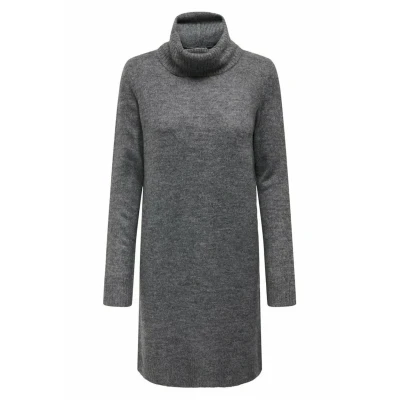 Abbildung von JDY Jdyelanor Strickkleid, Damen, Größe: Small, Dark grey melange