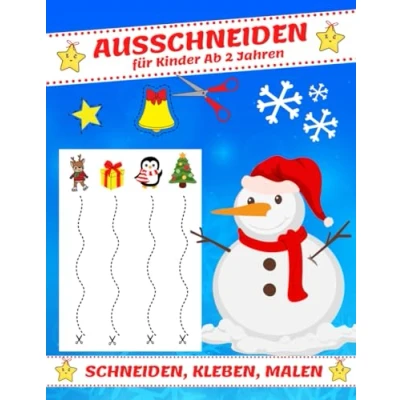 Abbildung von Ausschneiden für Kinder Ab 2: Das XXL Bastelbuch Schneiden, Kleben, Malen und Basteln Ausschneidebuch Mädchen Jungen Schneiden lernen mit dem Scherenführerschein