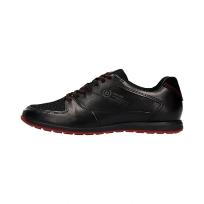 Abbildung von bugatti Herren Sneaker, Männer Schnürer,Halbschuhe,Freizeitschuhe,Schnuerschuhe,Schnuerer,straßenschuhe,Strassenschuhe,schwarz (1000),45 EU / 10 UK