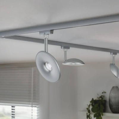 Abbildung von Paulmann Schienensystem Leuchten »URail Schienenspot Sphere Einzelspot 600lm 7,4W 4000K 230V Chrom matt«, (1 tlg.), dimmbar