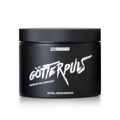Abbildung von OS NUTRITION Götterpuls Premium Pre Workout Booster Apfel 308g
