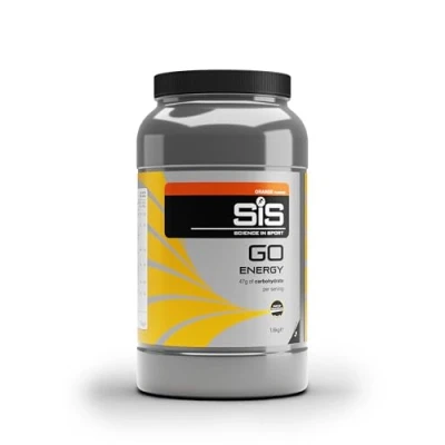 Abbildung von Science in Sport GO Energy Getränkepulver 1,6kg Orange Vegan Energiereiches Kohlenhydrate Pulver mit 47g Maltodextrin für das Power Training
