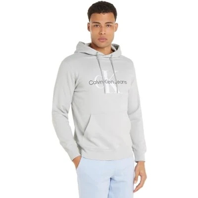 Abbildung von Calvin Klein Jeans Herren Seasonal MONOLOGO Regular J30J320805 Hoodies, Grün (Dark Juniper), L