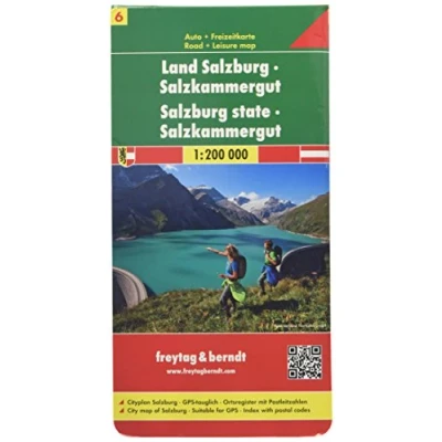 Abbildung von Berndt Freytag Autokarten, Blatt 6: Land Salzburg Salzkammergut Maßstab 1:200 000