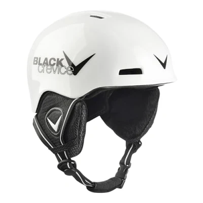 Abbildung von Black Crevice Kinder Skihelm Stubai, weiß/schwarz, 52 54 cm