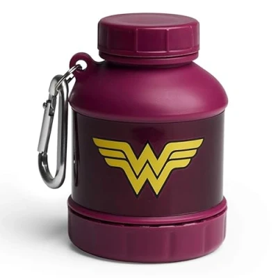 Abbildung von SmartShake Whey2Go Funnel, Protein Box, Aufbewahrungsbox, 110 ml, DC Wonderwoman
