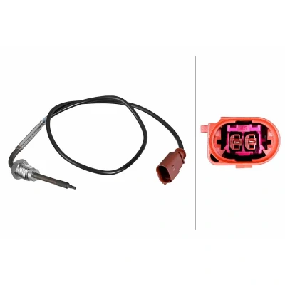 Abbildung von HELLA 6PT 010 376 601 Sensor, Abgastemperatur AUDI: Q7