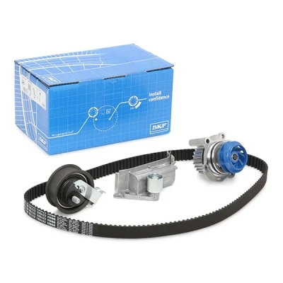 Abbildung von SKF VKMC 01936 Wasserpumpe + Zahnriemensatz mit Spanndämpfer, Spannrolle 150 VOLKSWAGEN: Golf 4, 4 Variant, Sharan I, AUDI: A4 B5 Avant