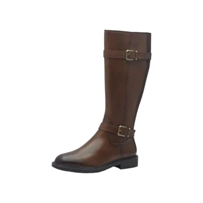 Abbildung von Marco Tozzi Cowboy/Bikerboot, Damen, Größe: 41, Cognac comb Schuhe
