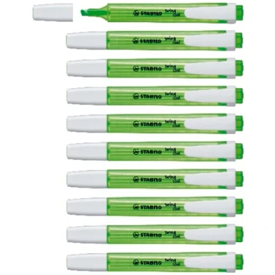 Abbildung von Textmarker STABILO swing cool 10er Pack grün