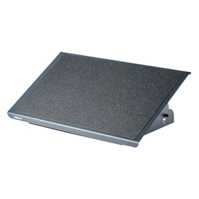 Abbildung von Fellowes 8064101 Fußstütze Professional Series robust verstellbar, extra stabile Stahlkonstruktion, schwarz