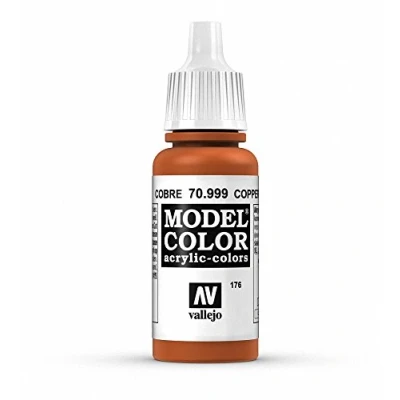 Abbildung von Vallejo, Model Color, Acrylfarbe, 17 ml Kupferfarben (Metallic Copper)