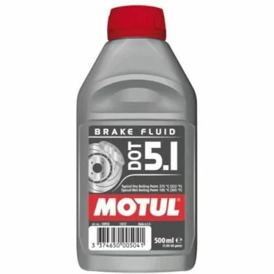 Abbildung von MOTUL DOT 5.1 100950 Bremsflüssigkeit 0,5 VOLKSWAGEN: Golf 4, Tiguan I, Passat B5 GP Estate, RENAULT: MEGANE 2, Clio III Grandtour