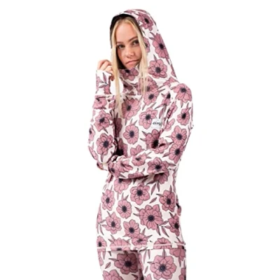 Abbildung von Eivy Damen Icecold Hood Top Yoga Shirt, Wall Flowers, XS EU