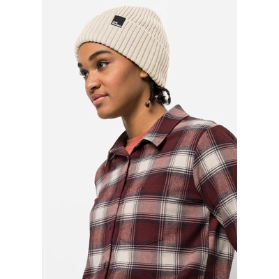 Abbildung von Jack Wolfskin Damen Schwansee W Beanie Mütze, Panna Cotta, Einheitsgröße EU