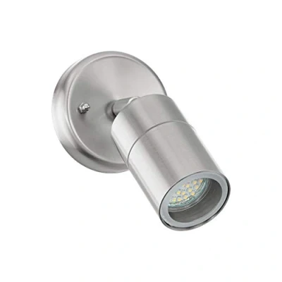 Abbildung von Eglo 93268 Aussen LED STOCKHOLM 1 edelstahl, GU10 max. 1X5W Ø6,5cm