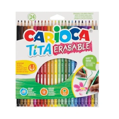 Abbildung von Carioca TITA Radierbare Bleistifte, 24 Stück