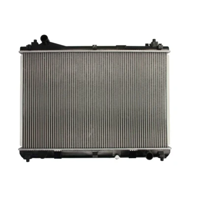 Abbildung von THERMOTEC D78005TT Kühler, Motorkühlung Aluminium für Fahrzeuge mit/ohne Klimaanlage 698 450 16 Schaltgetriebe Kühlrippen gelötet