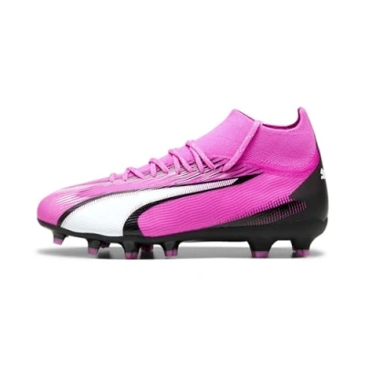 Abbildung von Puma Ultra PRO FG/AG JR Unisex Fußballschuh Nocken für Kinder, Größe: 38.5, Poison pink/white/black Schuhe