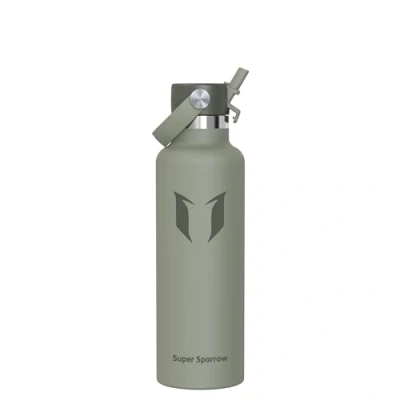 Abbildung von Super Sparrow Trinkflasche Edelstahl Ultraleicht Thermobecher 750ml Standardmund Stroh Deckel BPA Frei Thermoskanne, Thermosflasche für Sport, Travel, Schule, Outdoor