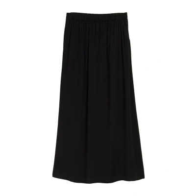 Abbildung von TOM Tailor Denim MIT Eingriffstaschen Maxirock, Damen, Größe: Small, Deep black