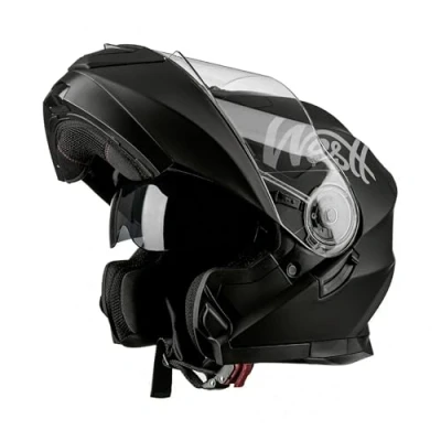 Abbildung von Westt Klapphelm Motorradhelm, Integralhelm mit Doppelvisier, ECE R 22.06 Motocross Helm für Erwachsene Frauen und Männer