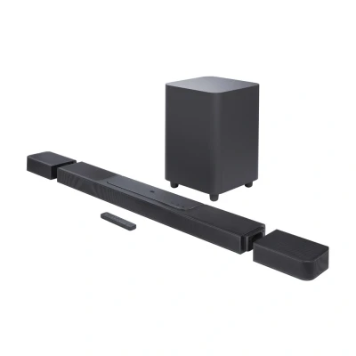 Abbildung von JBL Bar 1300 Kompakte 11.1.4 Kanal Soundbar für Heimkino Sound System Mit abnehmbaren Surround Lautsprechern, MultiBeamTM und Dolby Atmos Schwarz