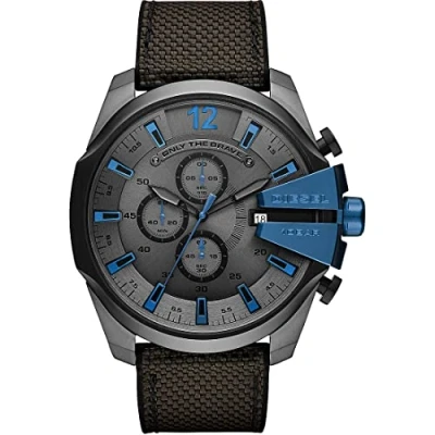 Abbildung von Diesel Herren Chronograph Quarz Uhr mit Nylon Armband DZ4500