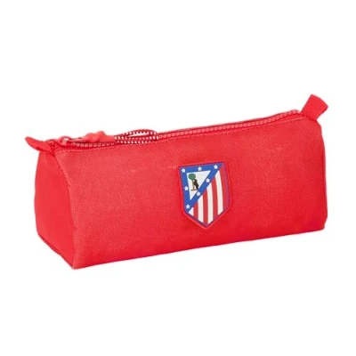 Abbildung von Safta ATLÉTICO DE Madrid Federmäppchen mit Reißverschluss und Fach, für Kinder, ideal Kinder im Schulalter, bequem vielseitig, Qualität Widerstandsfähigkeit, 21 x 7 8 cm,
