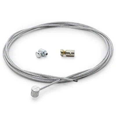 Abbildung von Easyboost Kupplungskabel Kupplungsseil Ø2mm Universal 2 Meter mit Kabelklemme Kupplungszug Reparaturset für Motorräder Cross Mofa Moped (1 Kupplungskabel)