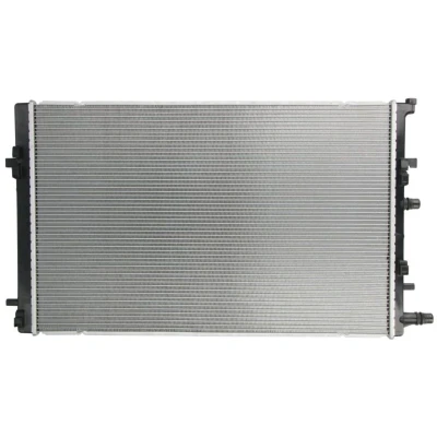 Abbildung von THERMOTEC D7R065TT Kühler, Motorkühlung Aluminium 674mm 433mm 16mm Schaltgetriebe Kühlrippen gelötet RENAULT: Kangoo II Express