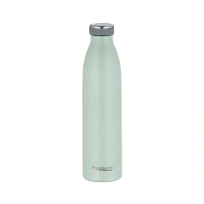 Abbildung von THERMOcafé by THERMOS TC BOTTLE pastell mint grün matt 0,75l, Edelstahl Isolierflasche kohlensäurefest, 12h heiß 24h kalt, Auslaufsicher, für Schule, Unterwegs &amp; Büro