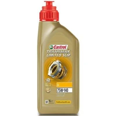 Abbildung von CASTROL Transmax Limited Slip LL 15F1E4 Achsgetriebeöl 1 75W 140 API GL 5 BMW: Saloon, 3 Touring, MERCEDES BENZ: C Class Saloon