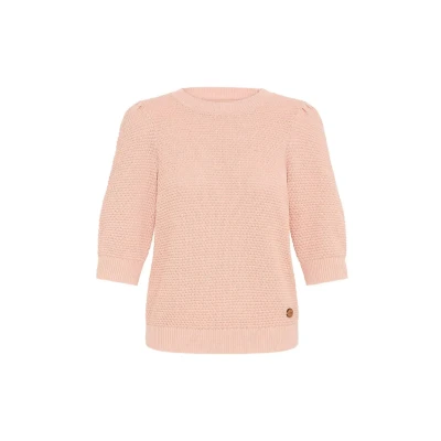 Abbildung von Oxmo Helle Strickpullover, Damen, Größe: Large, Mahogany rose