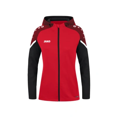 Abbildung von JAKO Fussball Teamsport Textil Performance Trainingsjacke, Damen, Größe: 42, Rotschwarz