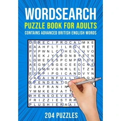 Abbildung von Word Search Puzzle Book for Adults: 204 Wordsearch Puzzles Contains Advanced British English Words