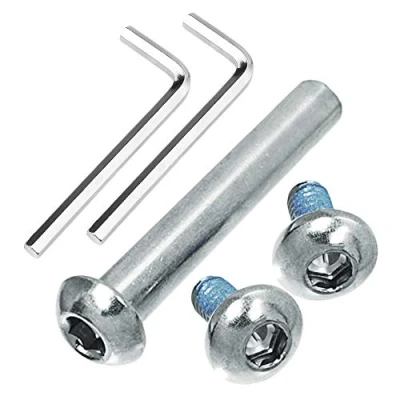 Abbildung von OTFAITP 24mm 120mm M8 Schrauben für Ersatz Kinder Kick/Erwachsene Roller Rollstuhl Klapptische und Stühle Reparatur
