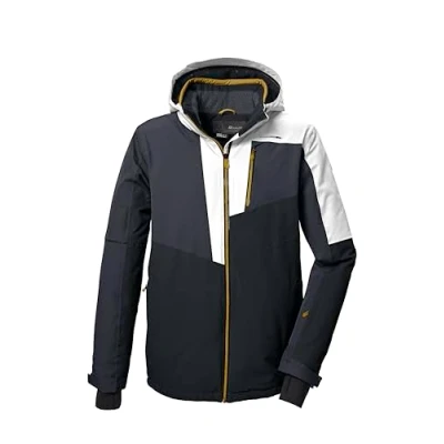Abbildung von killtec Herren Skijacke/Funktionsjacke mit abzippbarer Kapuze und Schneefang KSW 76 MN SKI JCKT, cloud grey, S, 41964 000