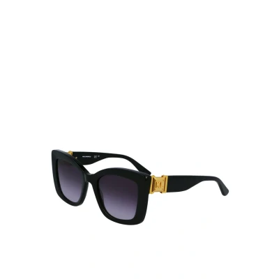 Abbildung von KARL LAGERFELD Girl&#039;s Kl6139s Sunglasses, Black, 6 1/2