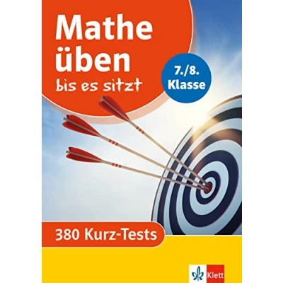 Abbildung von Klett Mathe üben bis es sitzt 7./8. Klasse: 380 Tests (Klett Üben sitzt)