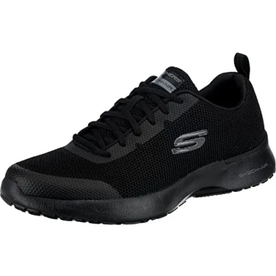 Abbildung von Skechers Herren Skech air Dynamight Winly Sneaker, Black Knit Synthetic Trim, 42 EU