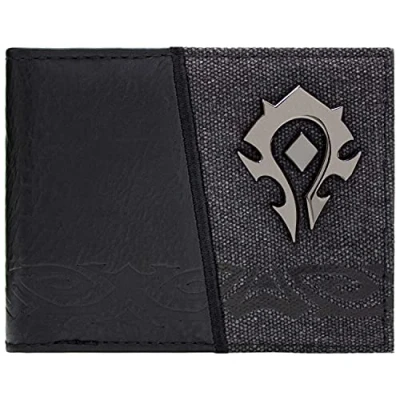 Abbildung von World of Warcraft Alliance Fraktion Insignien Portemonnaie Geldbörse Schwarz