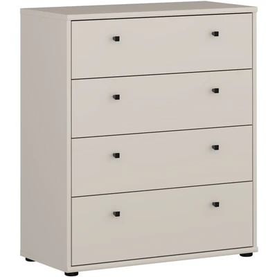 Abbildung von FORTE Kommode "Tempra, Kommode, 4 Schubkästen, Höhe 85,5 cm" Breite 73,7 cm