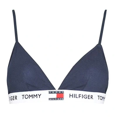 Abbildung von Tommy Hilfiger Padded BRA Triangel BH, Damen, Größe: Small, Navy blazer