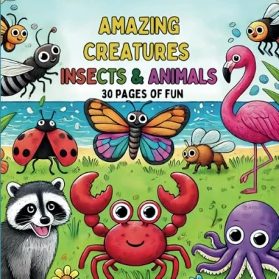 Abbildung von Amazing Creatures: Insects and Animals: Color Discover: The Wonderful World of Animals for Kids Ages 3 11
