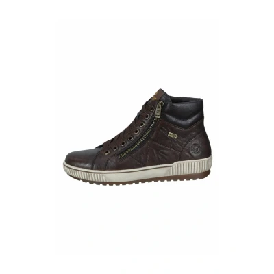 Abbildung von Remonte Plateaustiefelette, Damen, Größe: 36, havanna Schuhe