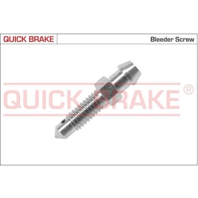 Abbildung von QUICK BRAKE 0033 Entlüfterschraube/ ventil VOLKSWAGEN: GOLF 2, Jetta Mk1, TRANSPORTER 4 Bus, BMW: 3 Saloon, AUDI: 80 B4 Saloon