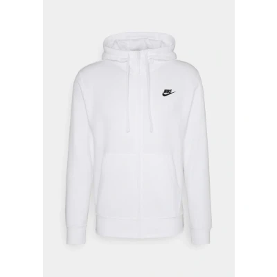 Abbildung von Nike Sportswear CLUB Hoodie Sweatjacke, Herren, Größe: XL, White/black