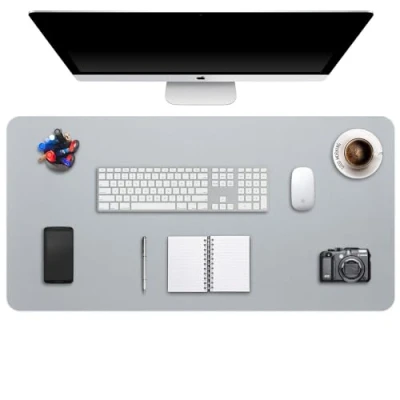Abbildung von DOBAOJIA Große Schreibtischunterlage XXXXL, Schreibtischmatte, Desk Pad, Schreibtischschutz, Schreibblock, für Laptop/Tastatur/Maus, PU Leder Wasserdicht + Wildleder Rutschfest 120 x 60cm