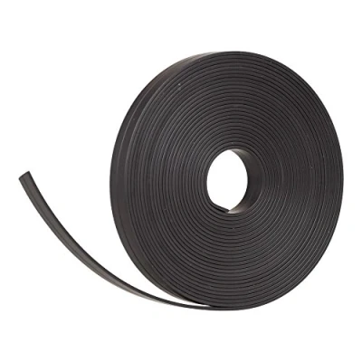 Abbildung von Magnetband (Nicht Selbstklebend) um Linien auf Whiteboard zu erstellen (Schwarz 5m Länge 10 mm Breite) für Magnettafeln, Kühlschränke, Plantafeln und Whiteboards
